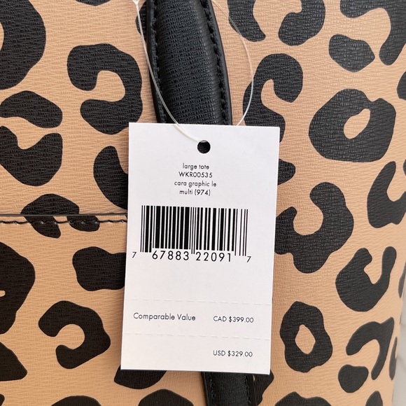 Kate Spade Darcy Leopard Large Tote - Picture 3 of 8
